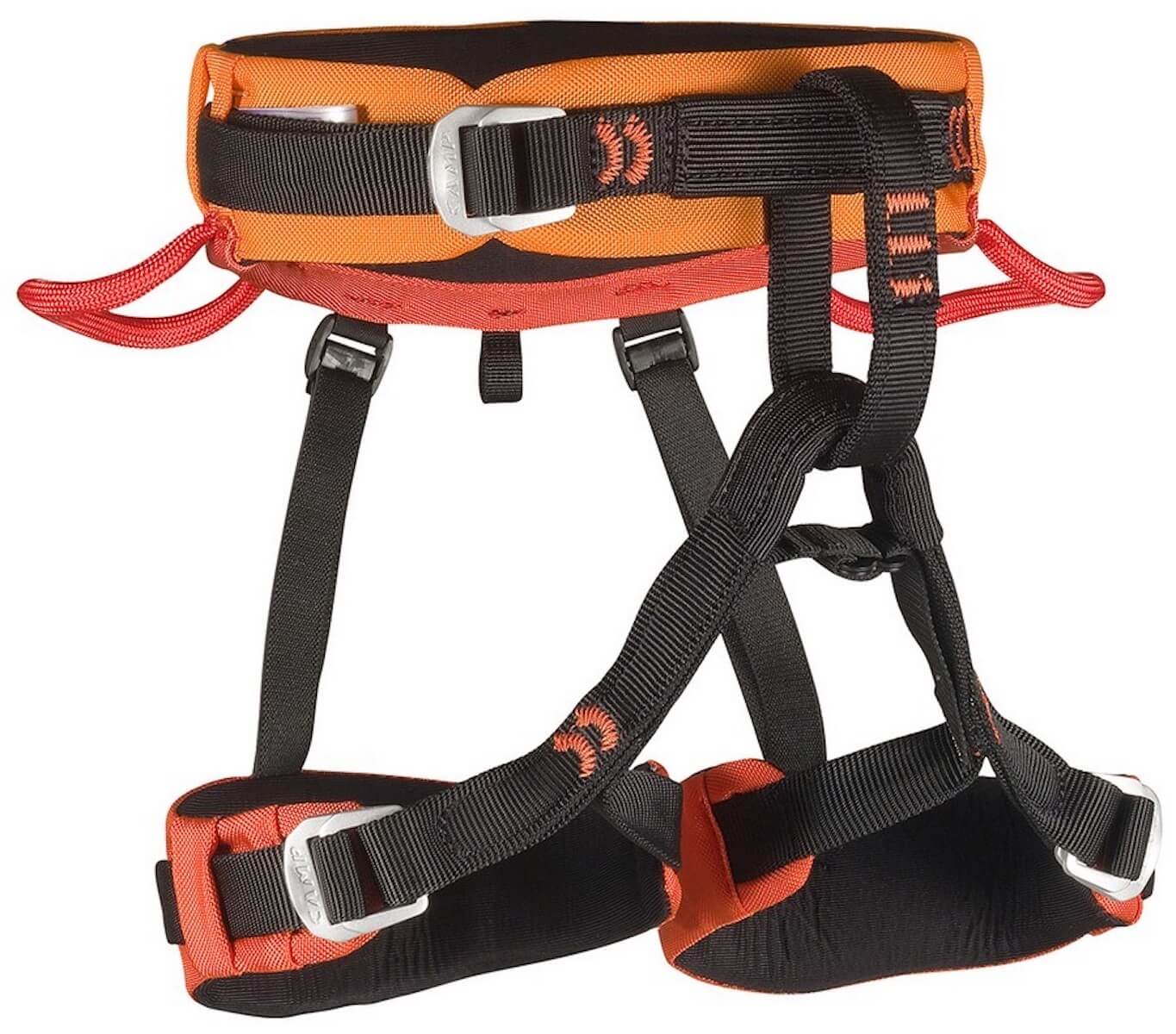 CAMP climbing harness with safety lanyards rental for Mount Elbrus